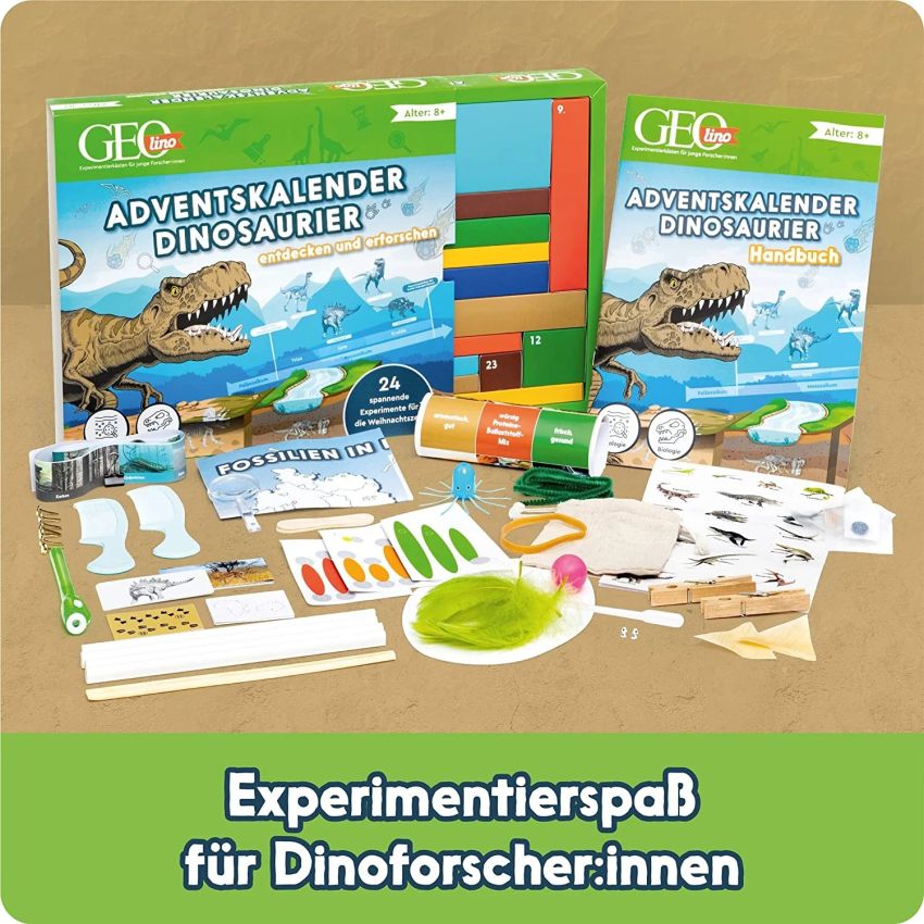 Adventskalender GEOlino Dinosaurier entdecken und erforschen