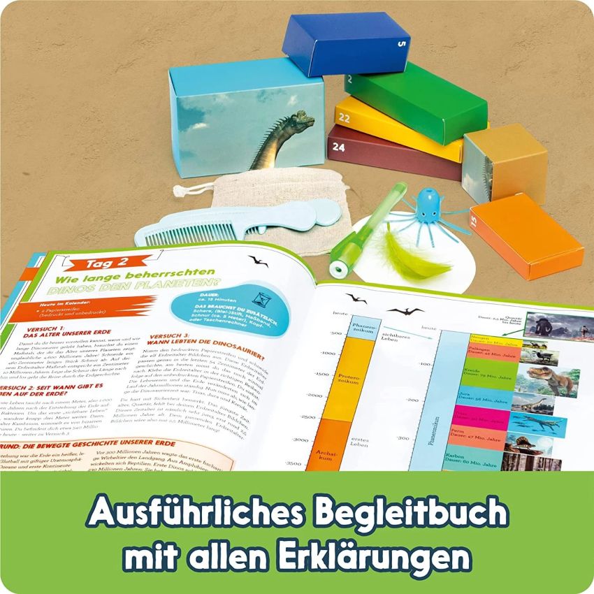 Adventskalender GEOlino Dinosaurier entdecken und erforschen