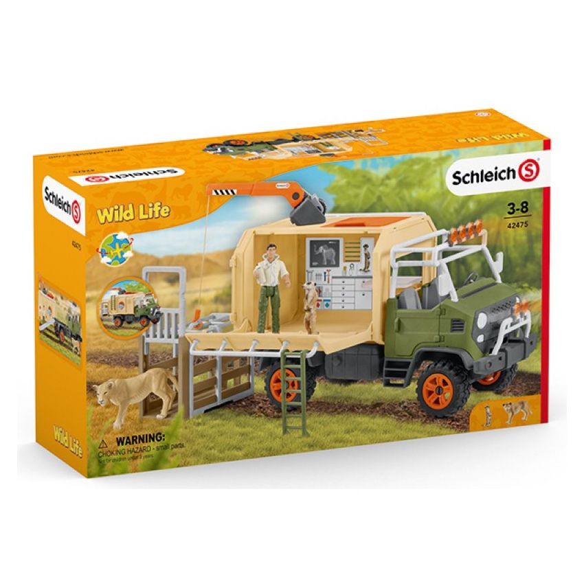 Schleich Wild Life 42475 - Großer Truck Tierrettung
