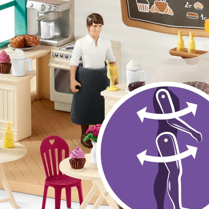 Schleich 42519 Horse Club - Reiter-Café