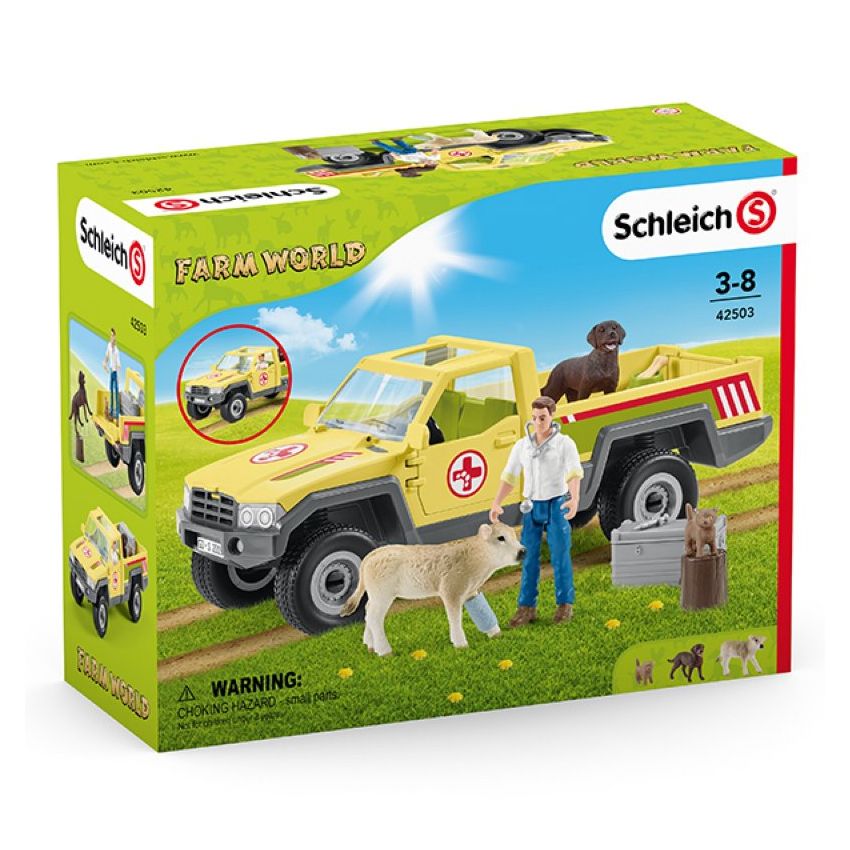 Schleich 42503 Farm World - Tierarztbesuch auf dem Bauernhof