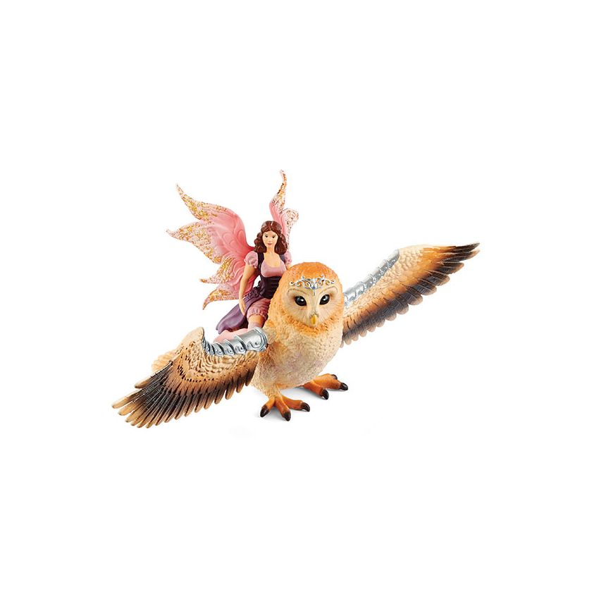 Schleich bayala 70713 - Elfe auf Glitzer-Eule