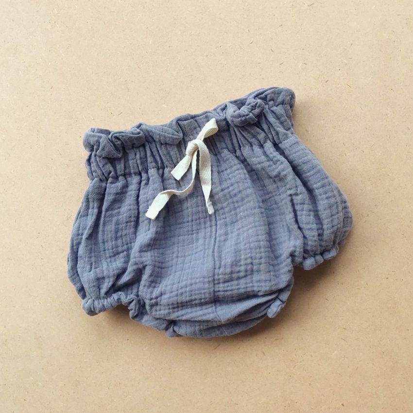 bel&bow - Muslin Shorts Grau