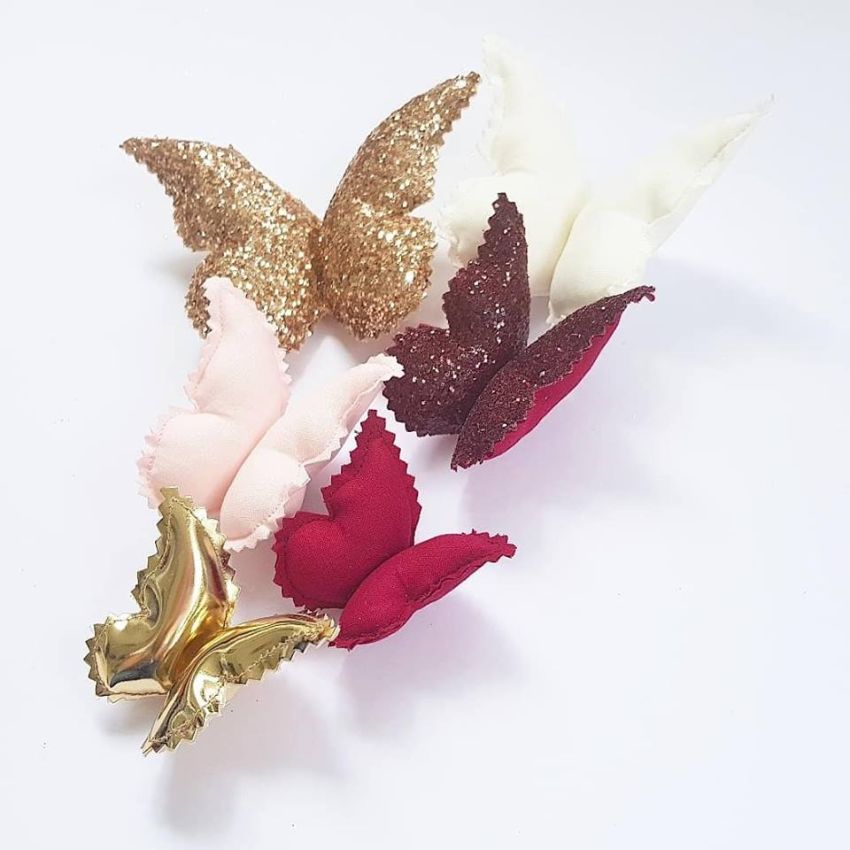 Little Custom Creations - Schmetterlingset Wanddeko Scarlett Rose