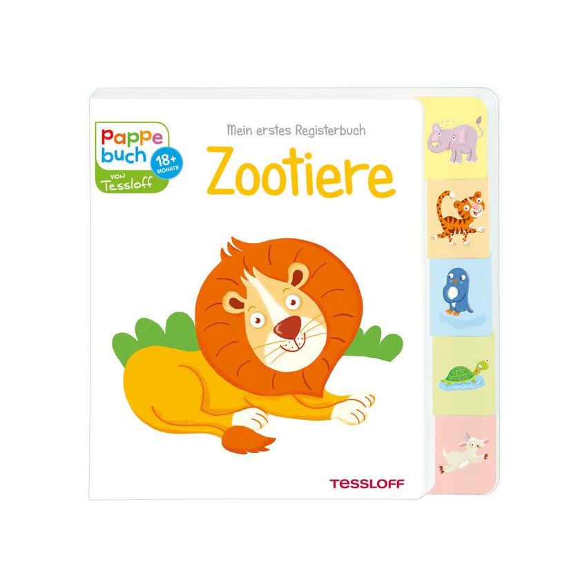 Tessloff Verlag - Mein erstes Registerbuch Zootiere