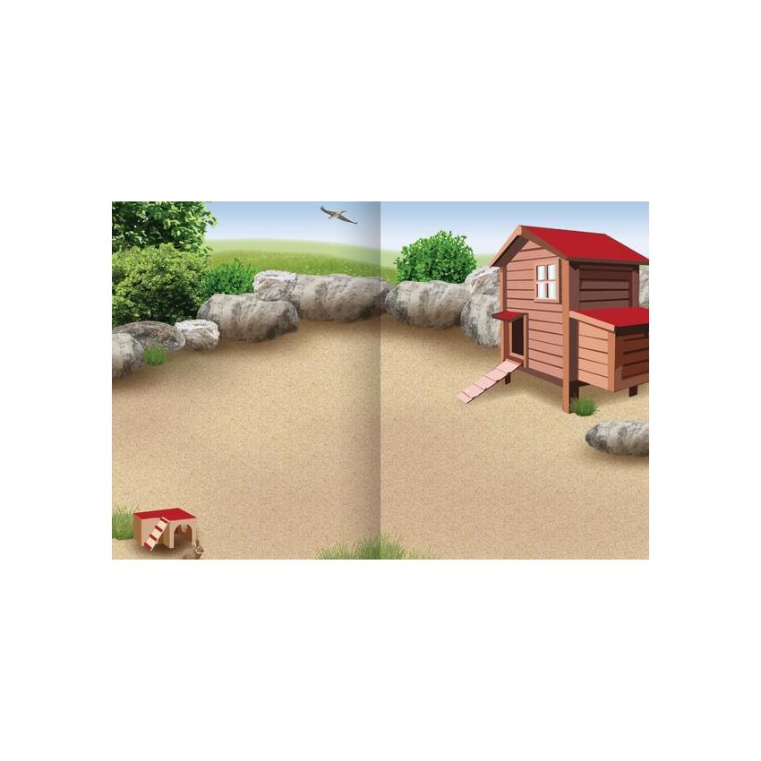 arsEdition - Mein Fühl-Stickerheft - Im Zoo - Mit Fellstickern