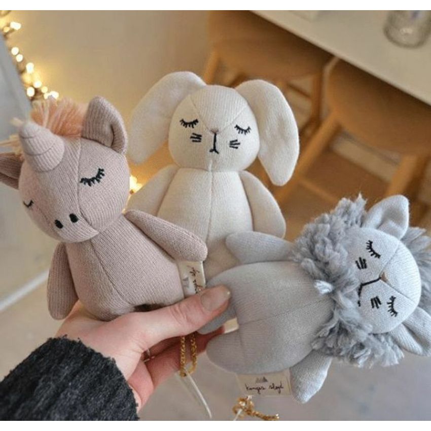 Konges Sløjd - Greifling Ring Löwe- Hase- Unicorn