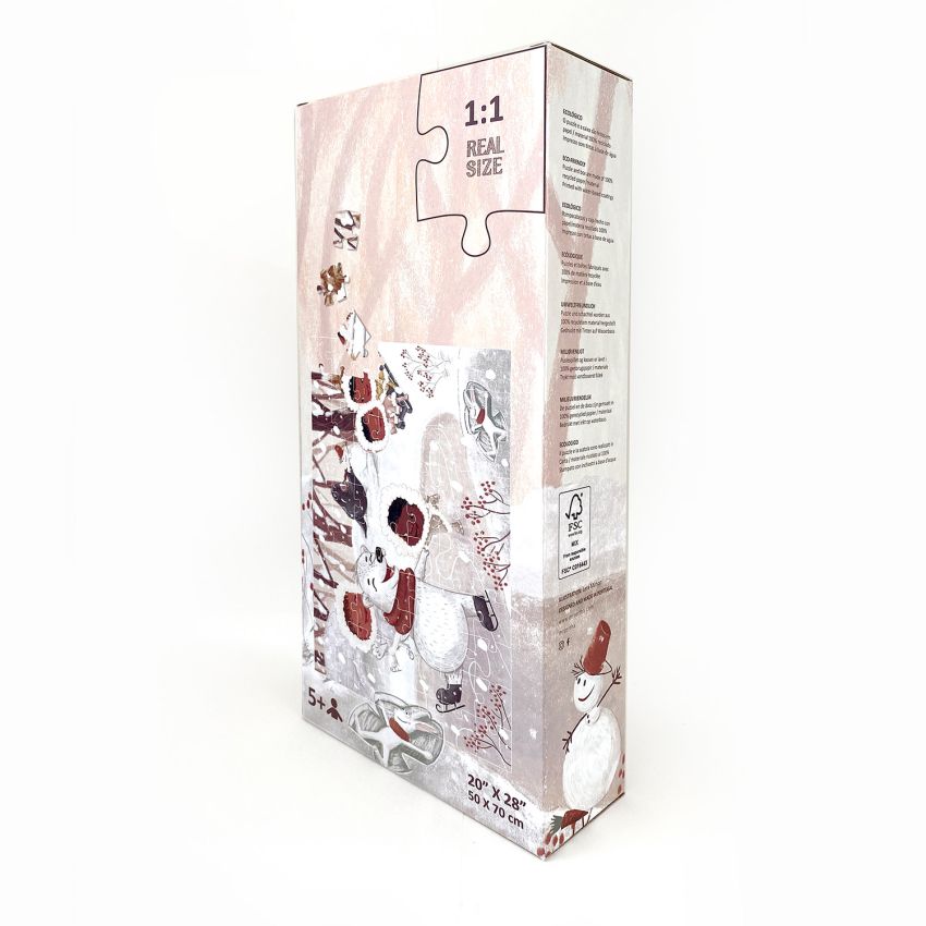 Mrs Ertha - Bodenpuzzle Frosty Loreta Winter 70 teilig