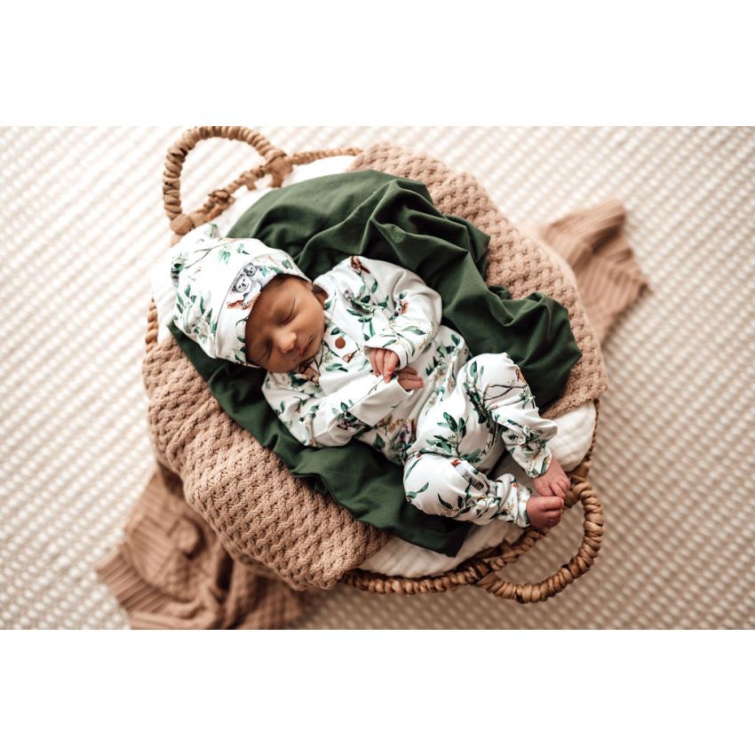 Snuggle Hunny - Newborn Beanie Eukalyptus