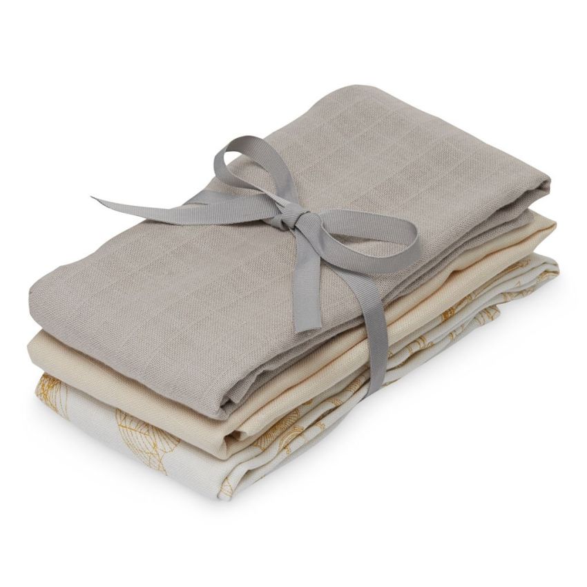 Cam Cam Copenhagen Swaddle 3er Set Inventions, Hazel, Light Sand