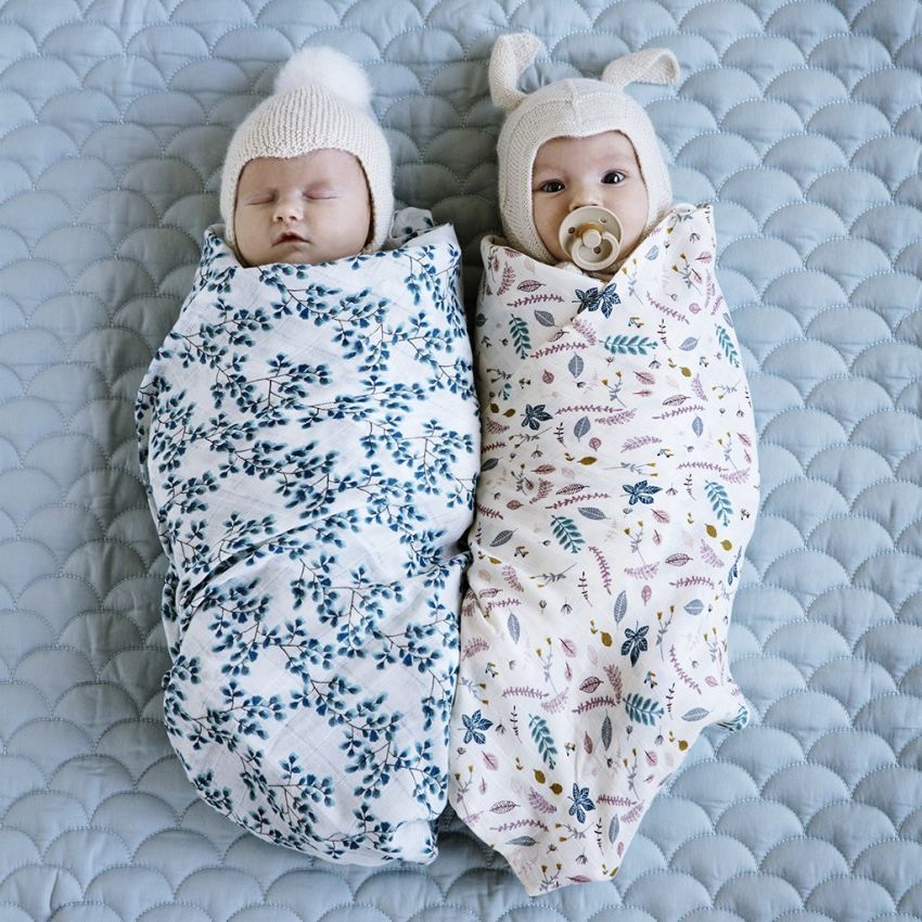 Cam Cam Copenhagen Swaddle Muslin Fiori 120x120
