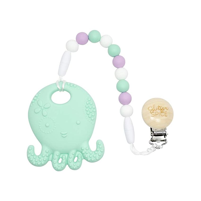 Glitter & Spice - Kaukette Oktopus mint