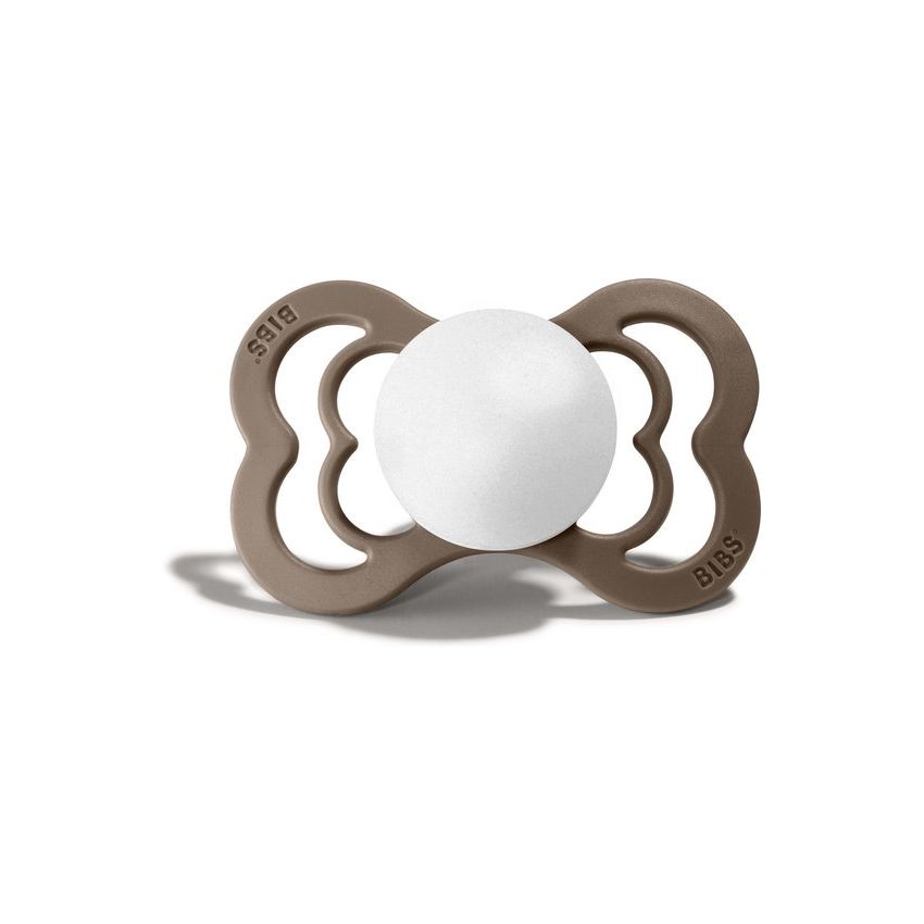 BIBS - SUPREME Silikon Dark Oak-White Gr. 2
