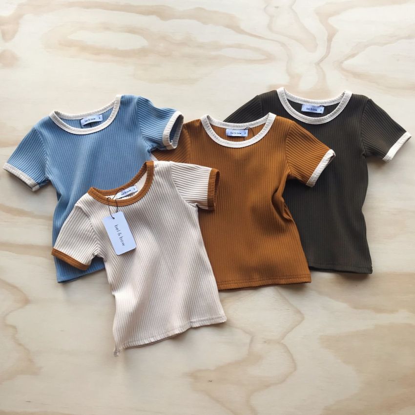 bel&bow - Ribbed Shirt dark Olive