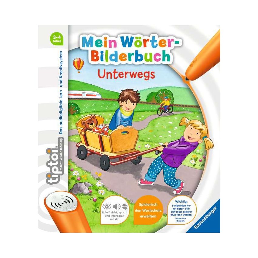 Ravensburger tiptoi® - Mein Wörter-Bilderbuch Unterwegs (ohne Stift)