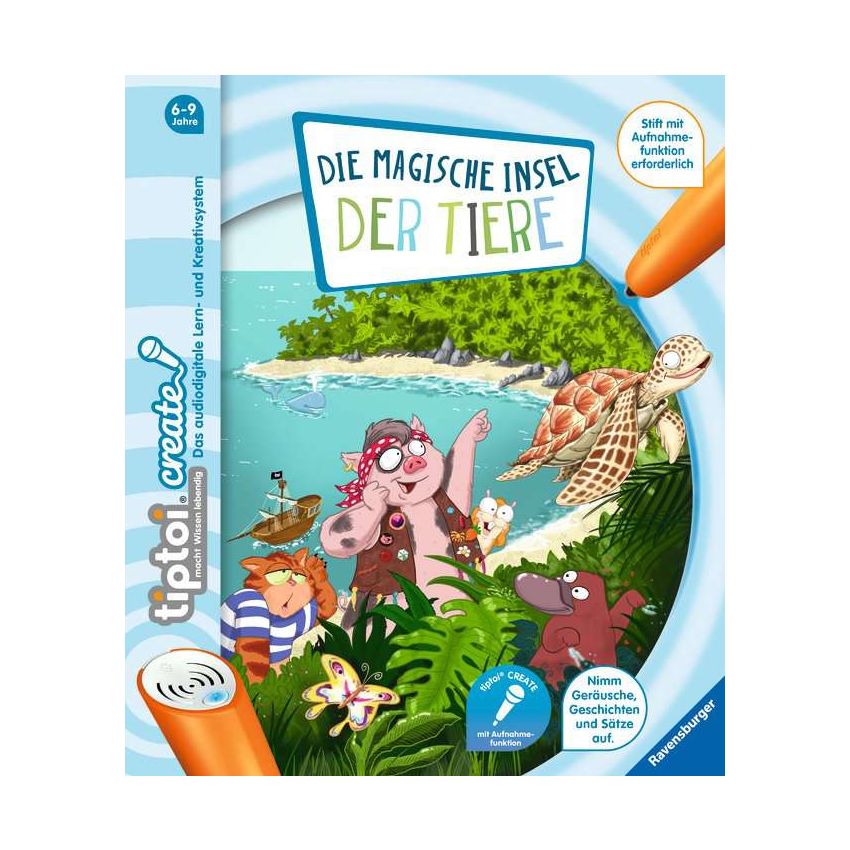 Ravensburger tiptoi® - CREATE Die magische Insel der Tiere (ohne Stift)