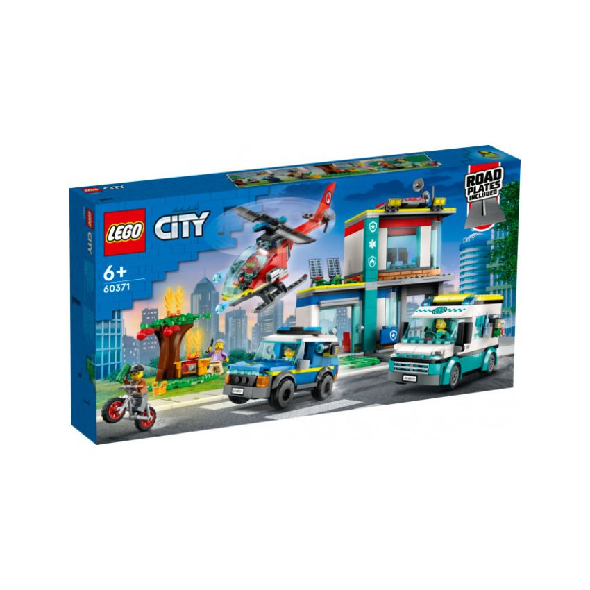 LEGO® City 60371 - Hauptquartier der Rettungsfahrzeuge