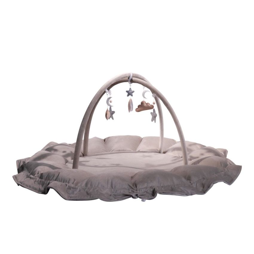 Lilac Sunday - Babyinsel rund 2 in 1 Emma silvery Spielzeug greige