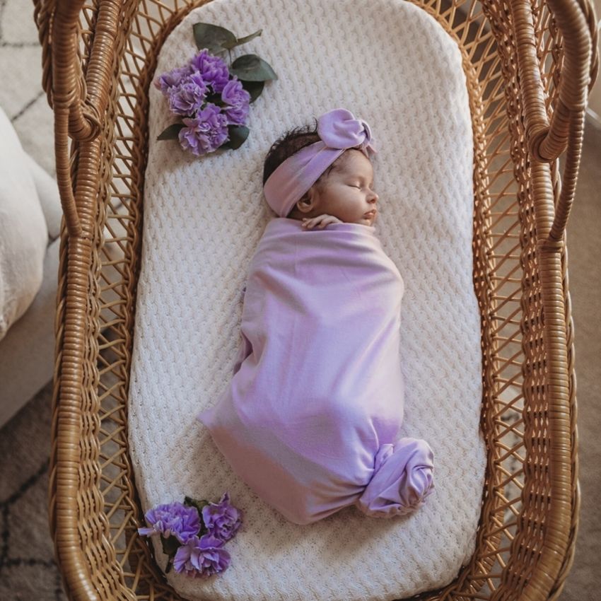 Snuggle Hunny - Swaddledecke Butterfly mit Stirnband