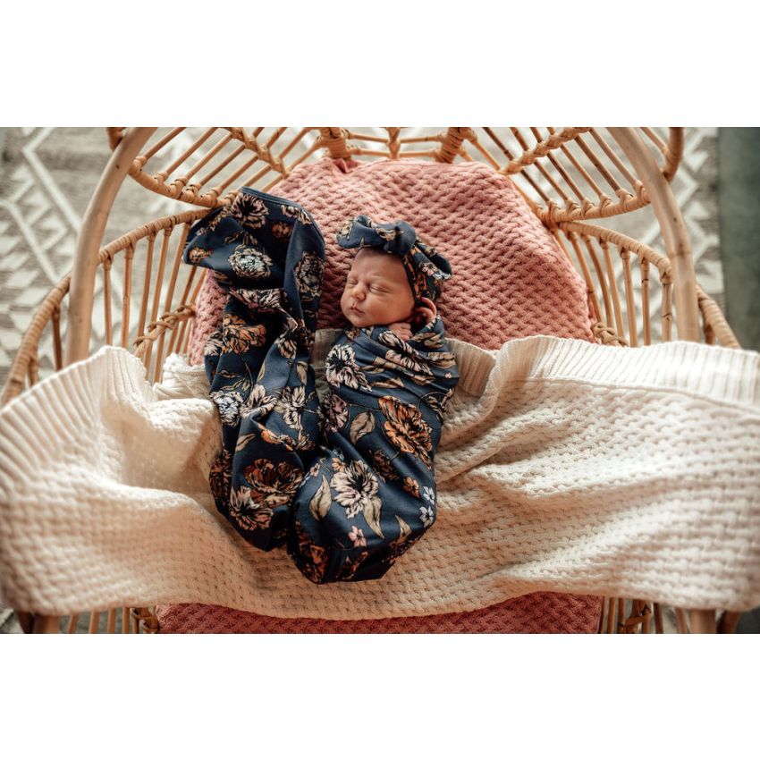 Snuggle Hunny - Swaddledecke Belle mit Stirnband