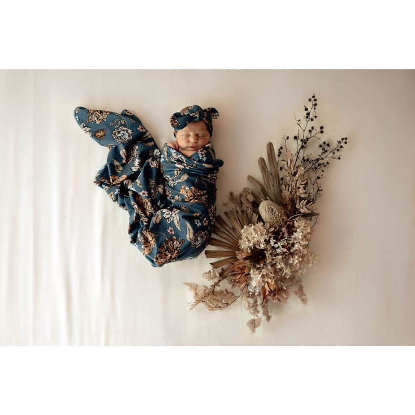 Snuggle Hunny - Swaddledecke Belle mit Stirnband