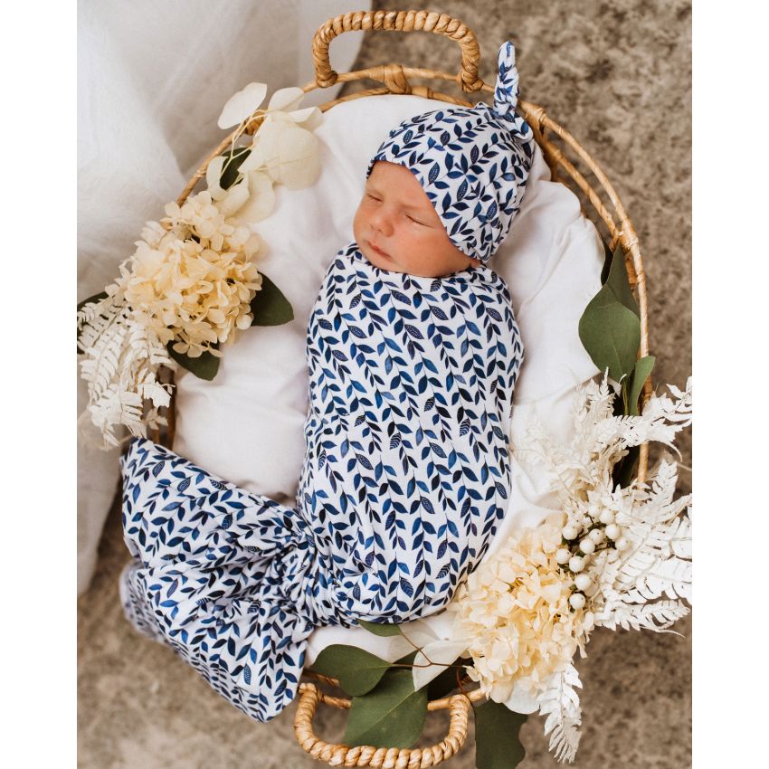 Snuggle Hunny - Swaddledecke Nightshade mit Beanie