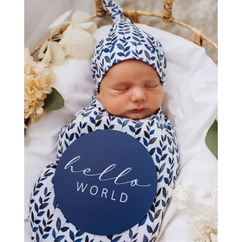 Snuggle Hunny - Swaddledecke Nightshade mit Beanie