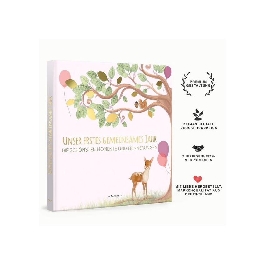 Paperish - Babyalbum - Unser Erstes Gemeinsames Jahr