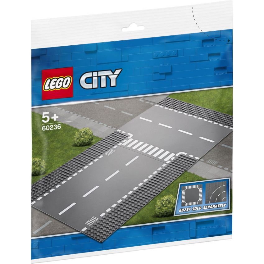 LEGO® City 60236 - Gerade und T-Kreuzung