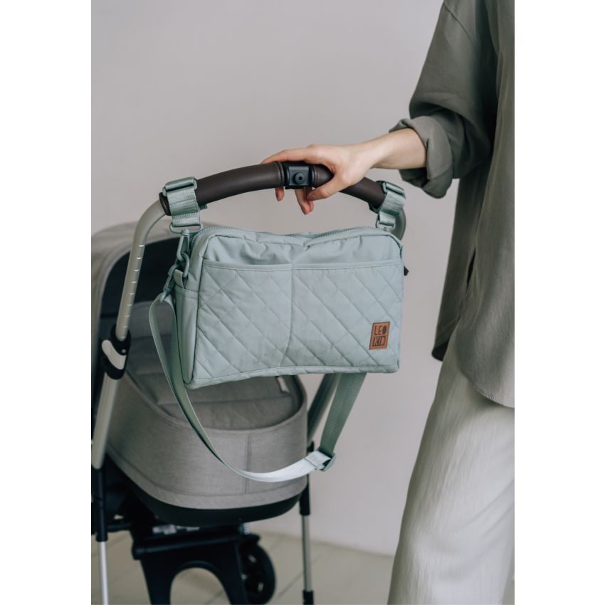 LEOKID - Organizer mini Wickeltasche Gray Mist