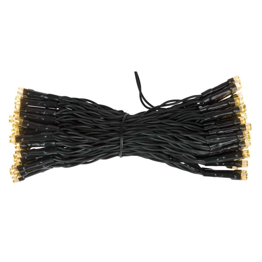 Idena - LED Lichterkette für innen und außen, 80er weiß & warm weiß