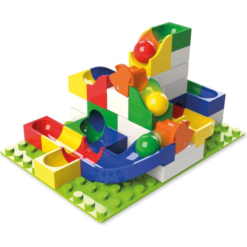 Hubelino - Kugelbahn 43-teilige Weichen Ergänzung