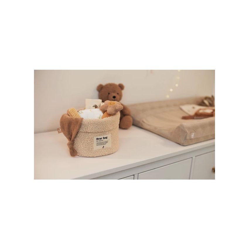 Jollein - Aufbewahrungskörbchen Teddy Naturel