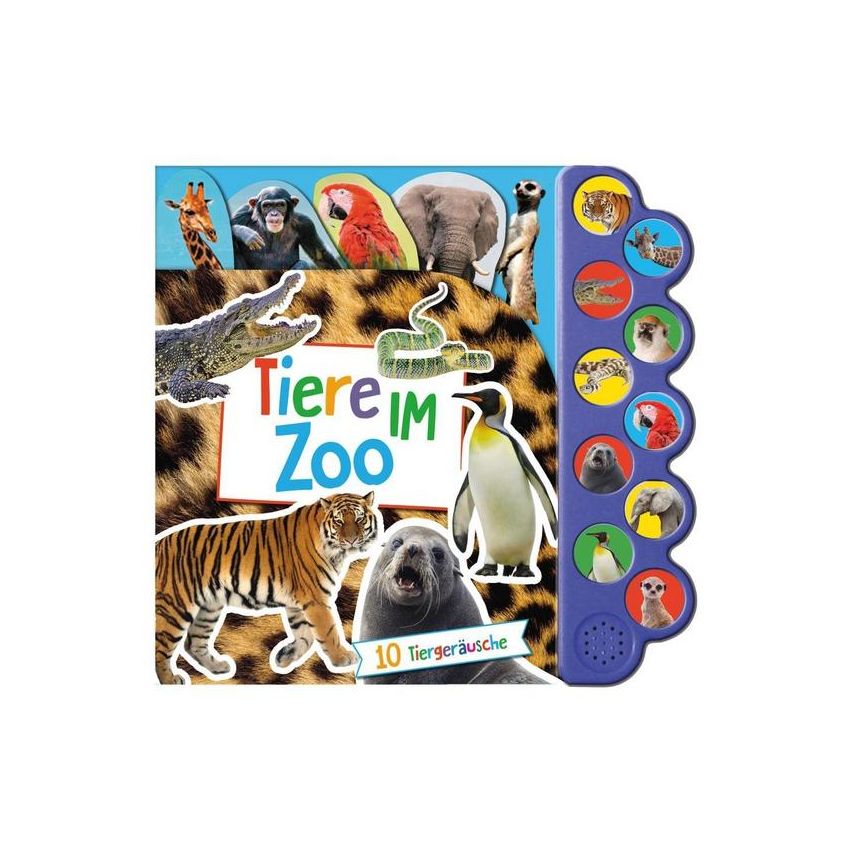 Parragon Verlag - Soundbuch Tiere im Zoo