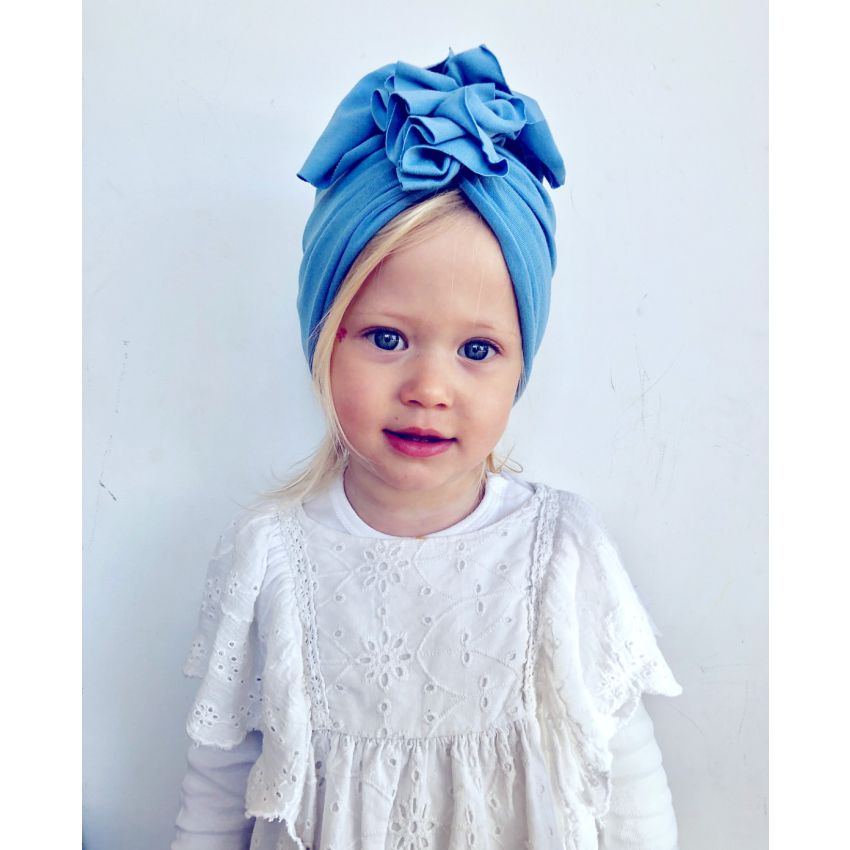 Looks by Luks -  Turban Basic light Maya Blue