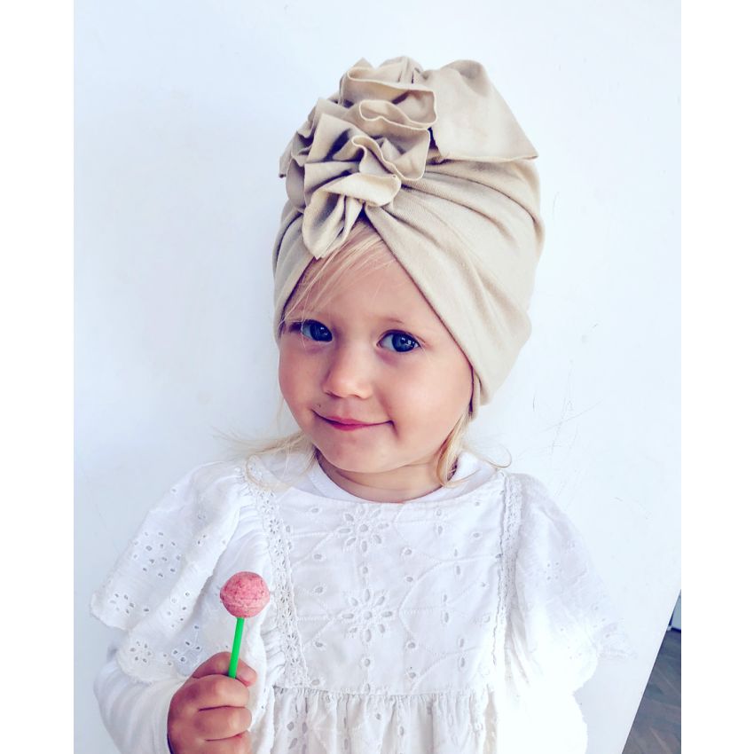Looks by Luks -  Turban Basic light Cappuccino