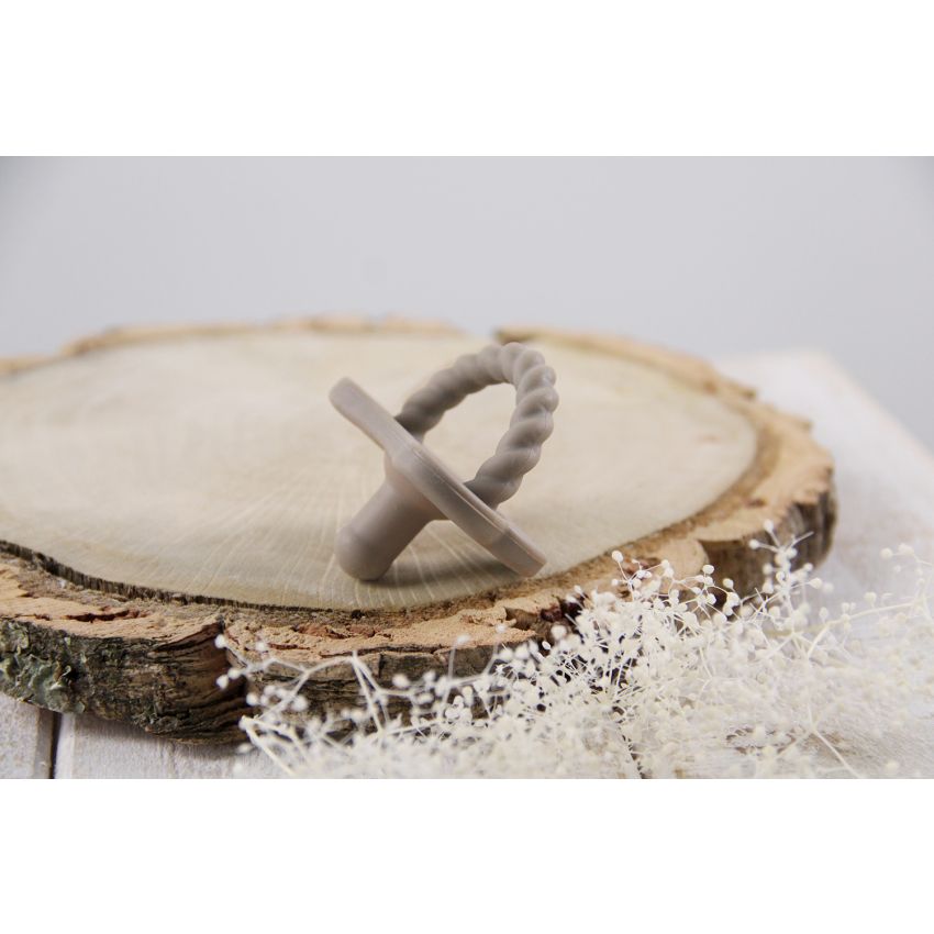 Mrs Ertha - Silikon Schnuller Taupe