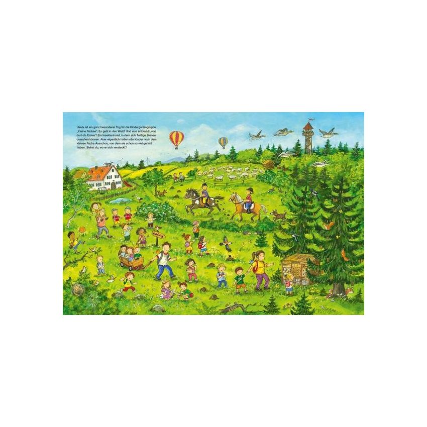 Loewe Verlag - Wimmelbuch Viel los im Wald