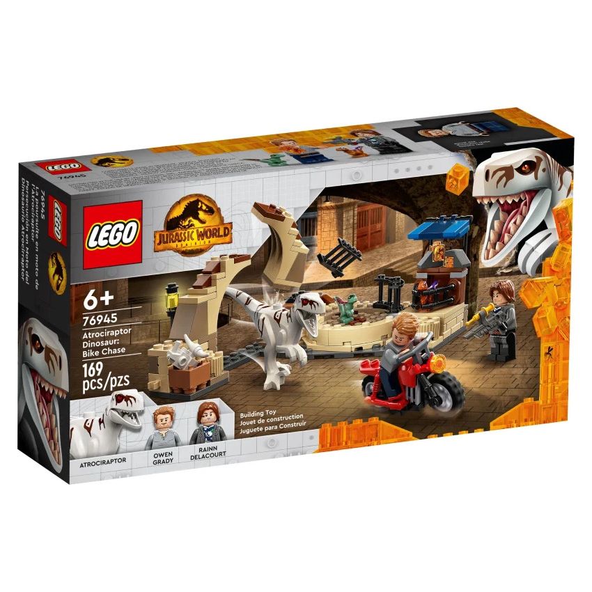 LEGO® Jurassic World™ 76945 - Atrociraptor: Motorradverfolgungsjagd