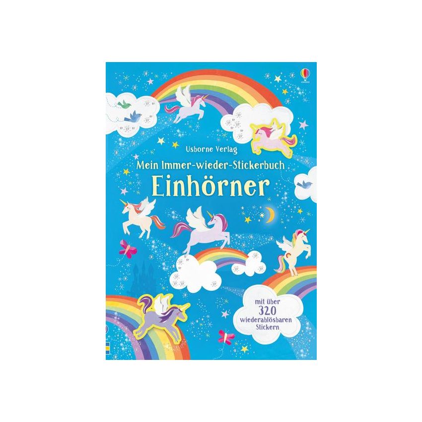 Usborne Verlag - Mein Immer-wieder-Stickerbuch: Einhörner