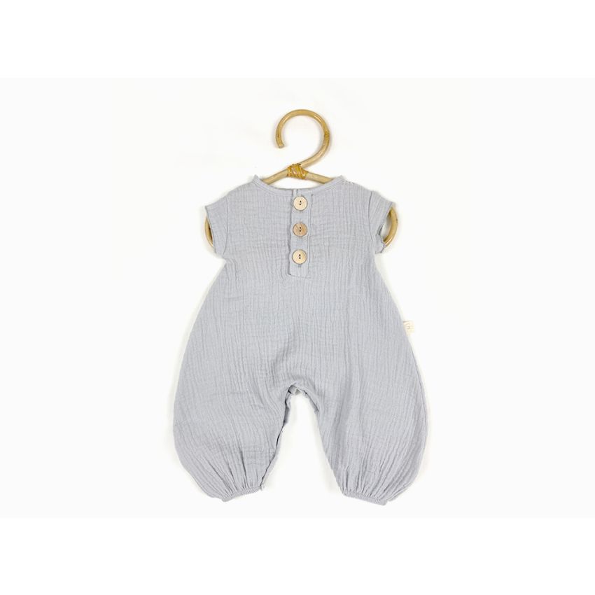 Mrs Ertha - Muslin Overall Grau