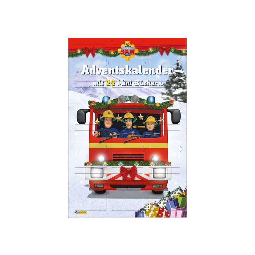 Feuerwehrmann Sam: Minibuch-Adventskalender - Mit 24 Mini-Büchern