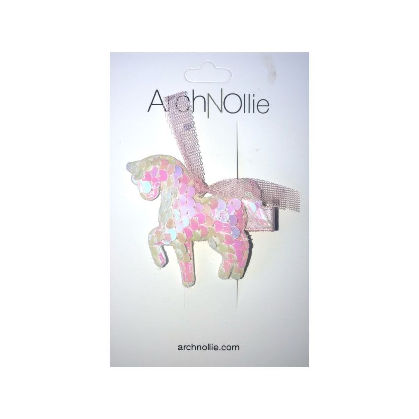 ArchNOllie - Haarclip Unicorn weiss