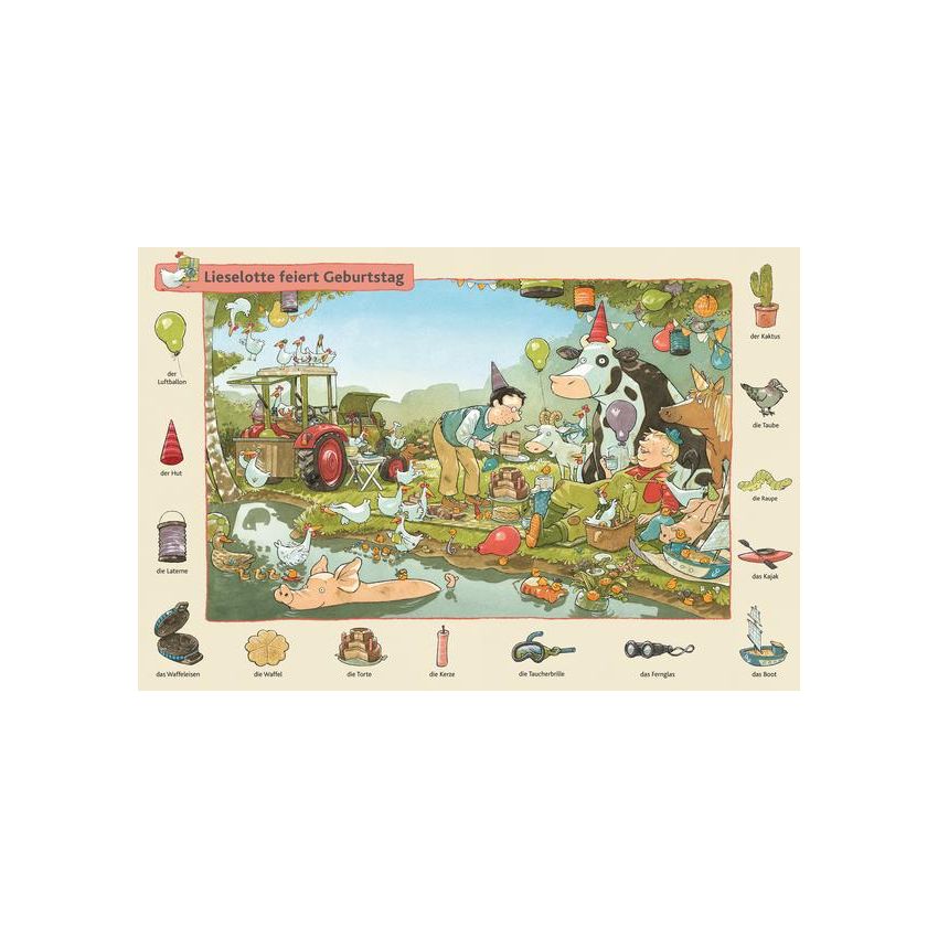 Sauerländer Verlag - Was sucht Lieselotte? Das große Such-und-Finde-Wimmelbuch