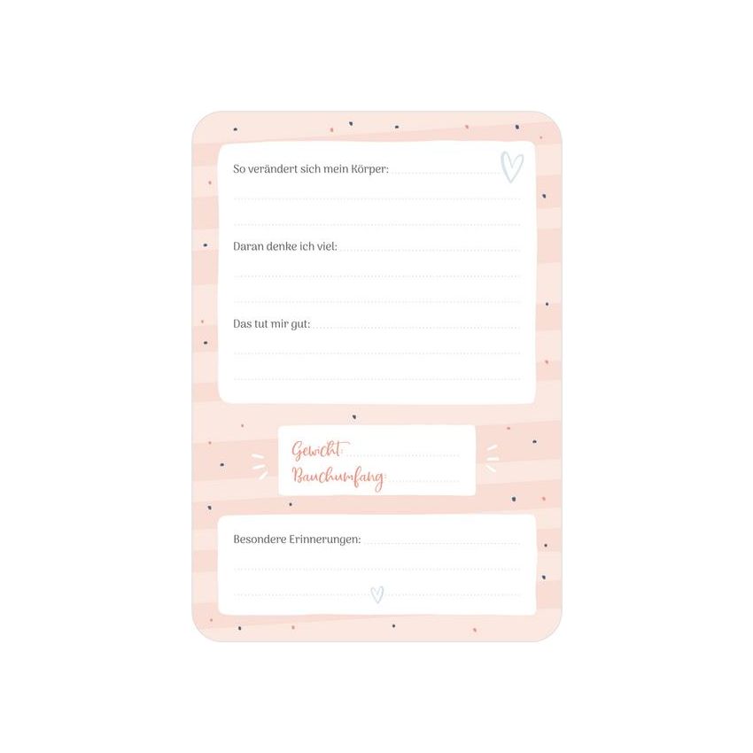 Coppenrath - Meilensteinkarten - Ich werde Mama! - Deine Meilensteine in der Schwangerschaft