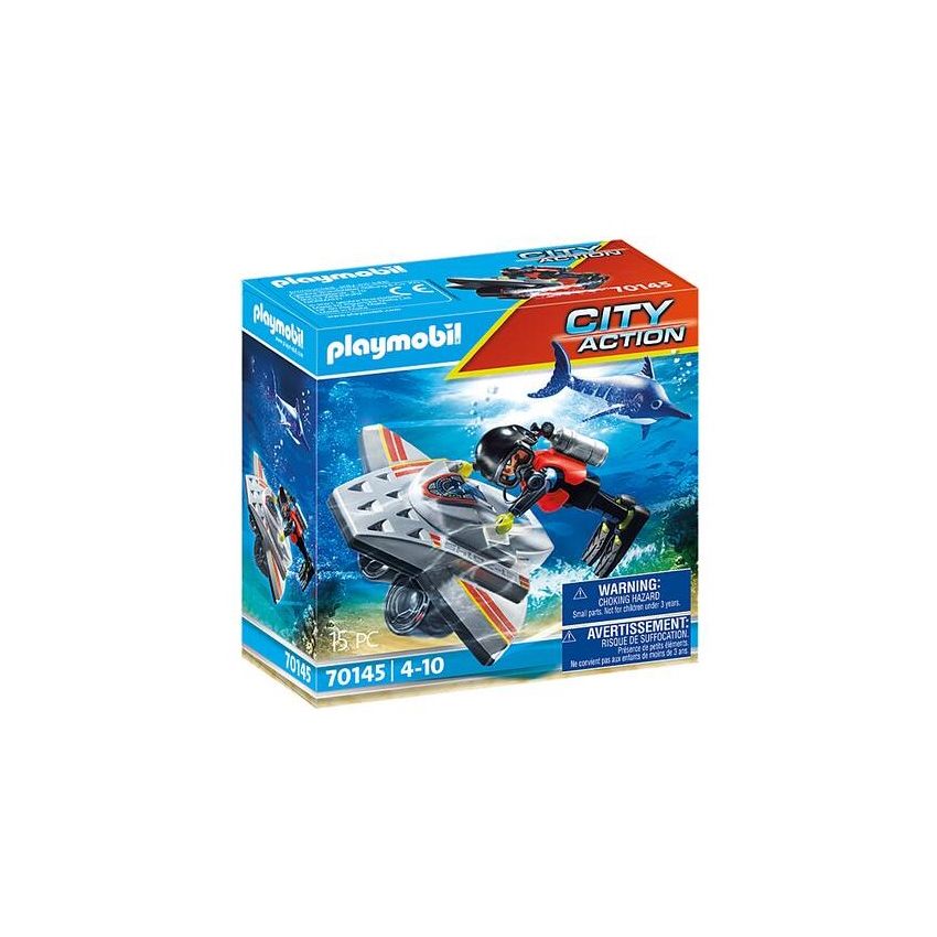 PLAYMOBIL® 70145 - Tauchscooter im Rettungseinsatz