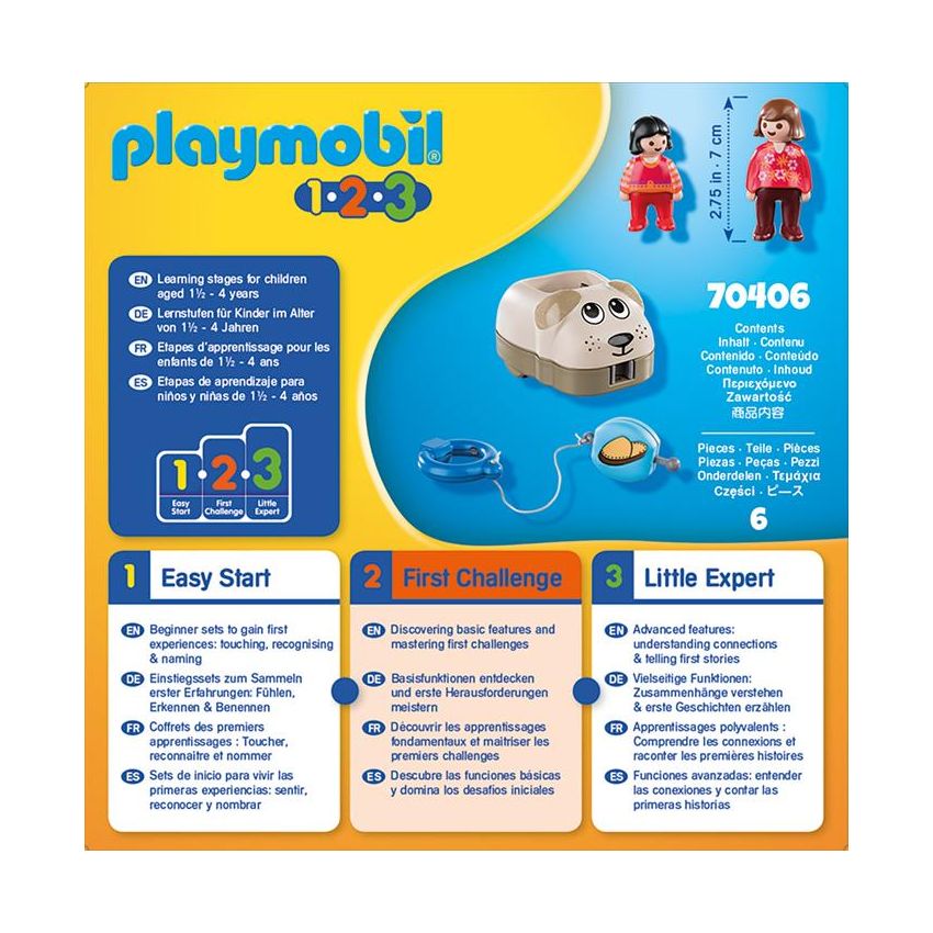 PLAYMOBIL® 70406 - 1.2.3 Mein Schiebehund