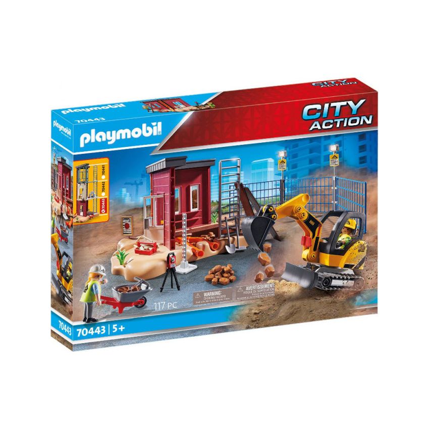 PLAYMOBIL® 70443 - Minibagger mit Bauteil