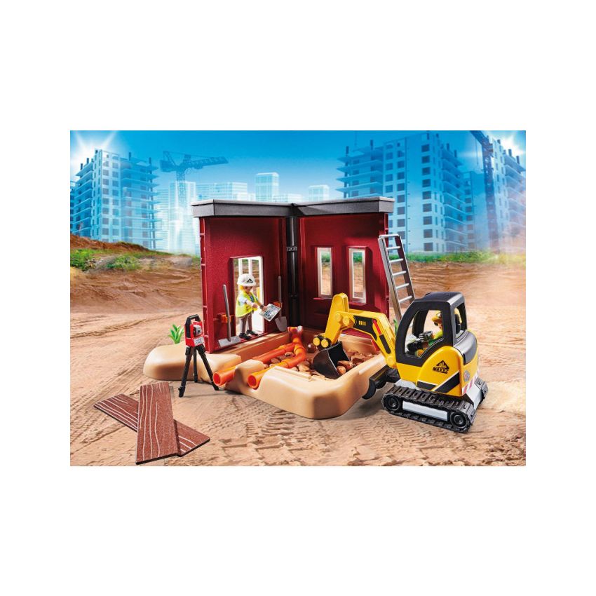 PLAYMOBIL® 70443 - Minibagger mit Bauteil