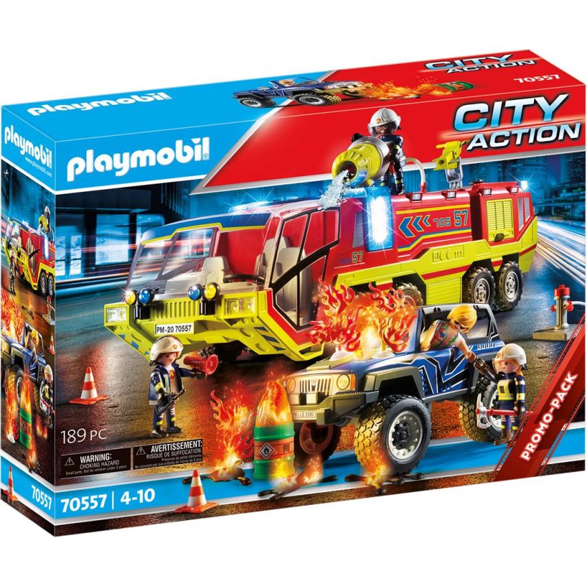 PLAYMOBIL® 70557 - Feuerwehreinsatz mit Löschfahrzeug